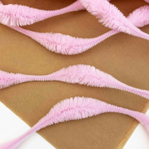 Large 5" Bump Chenille in Pale Pink ~ 1 yd. (8 bumps)